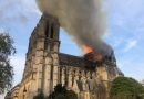 BREAKING: An enormous fire has broken out at Notre Dame Cathedral in Paris