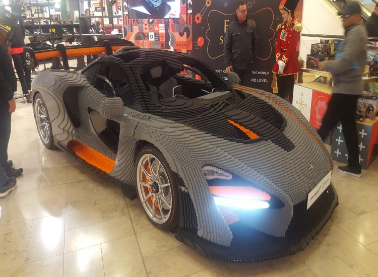 Wow! Arnotts have a real life size Lego McClaren car on display this month â TheLiberal.ie â Our 