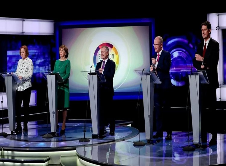 Final election TV debate sees five political parties battle it out over ...