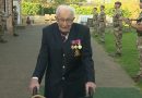 Calls for 99-yr-old Captain Tom Moore to be given knighthood after raising €23 MILLION from walking 100 laps of his garden