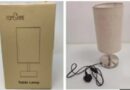 Product recall: Lamp sold through Amazon recalled due to electric shock risk