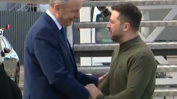 Martin says Ireland stands with Zelensky and Ukraine at EU Presidency launch