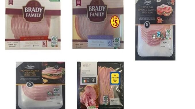 FSAI recalls a number of cooked ham batches after Listeria detection